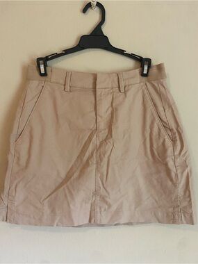 Walter Hagen Classic Preppy Western Academia Old Money Y2K Tan Clubhouse Skirt